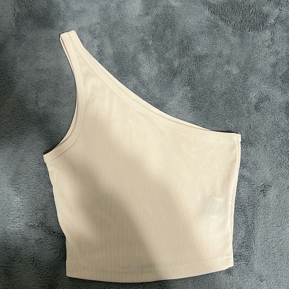 Basic One Sleeve Top: SHEIN